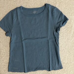 Light blue waffle knit baby tee from Old Navy